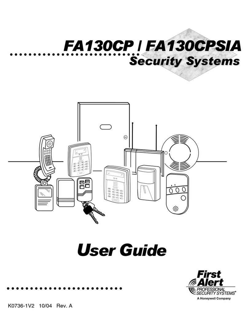 Honeywell First Alert FA130CP User manual Honeywell First Alert FA130CP User manual