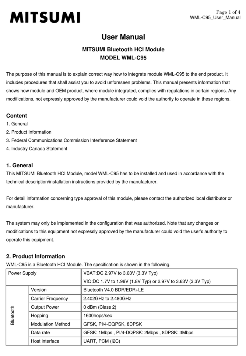 Mitsumi WML-C95 user manual