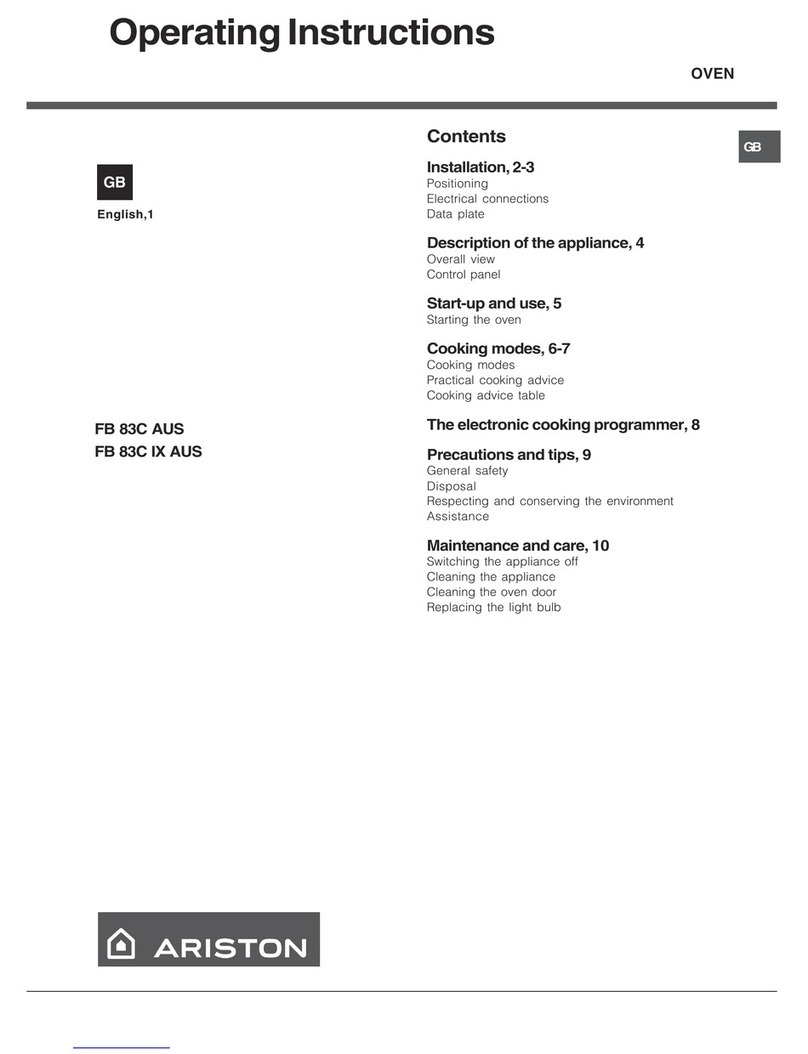 Ariston FB 83C AUS User manual
