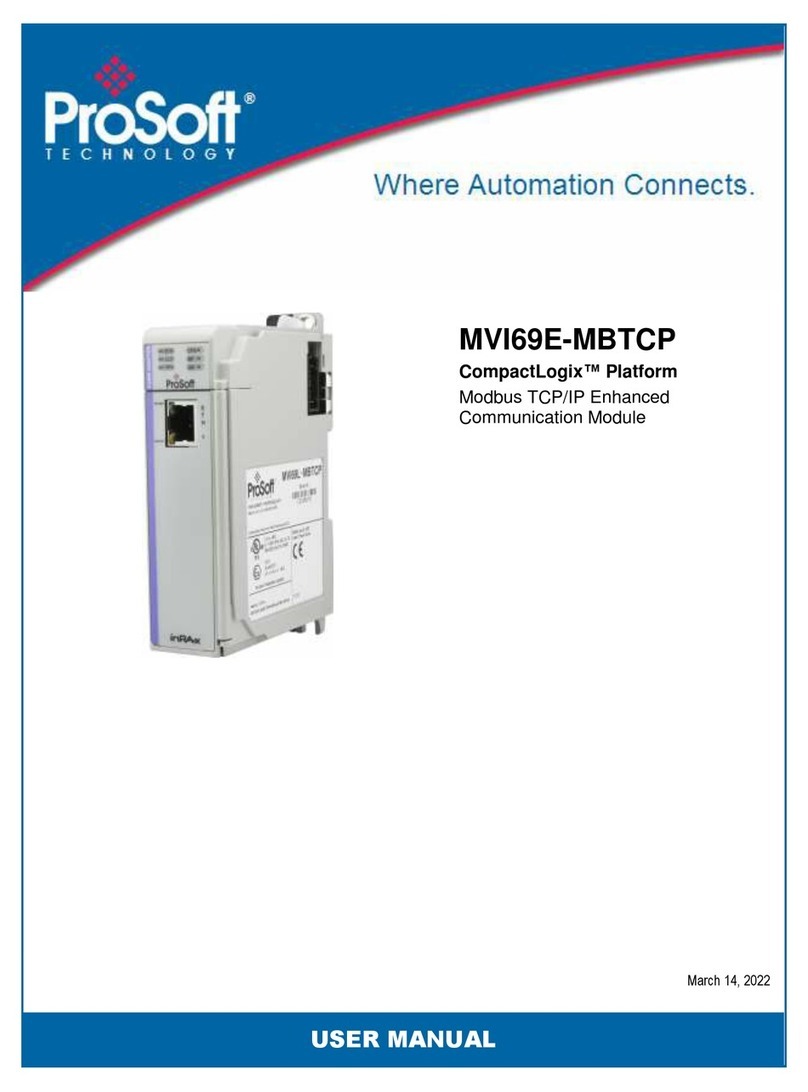 ProSoft MVI69E-MBTCP User manual