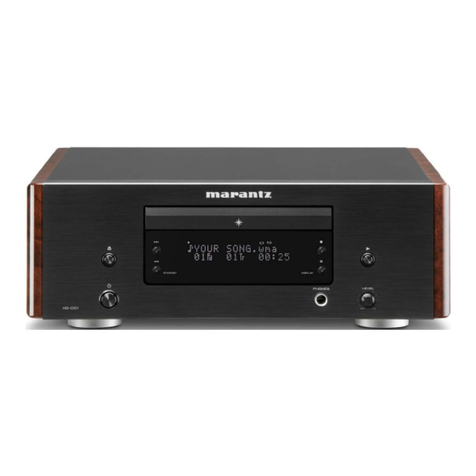 Marantz HD-CD1 User manual