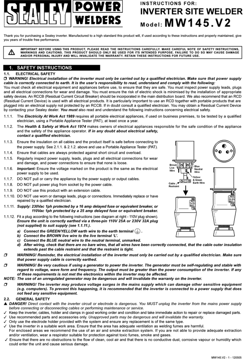 Sealey MW145.V2 instructions