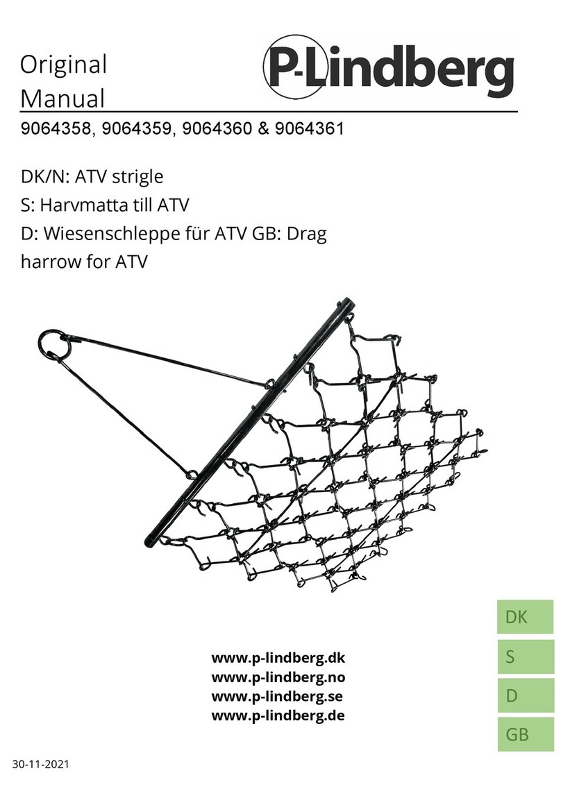 P.Lindberg 9064358 Operation instructions