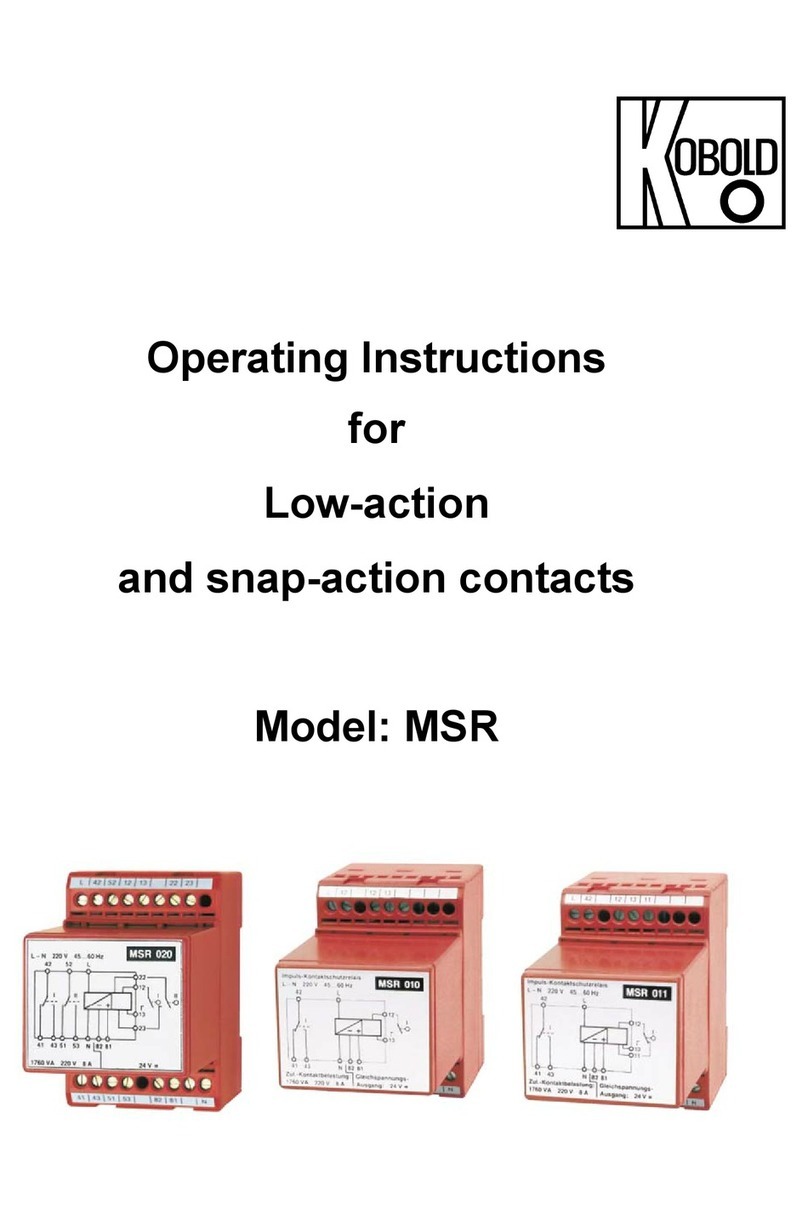 Kobold MSR operating instructions