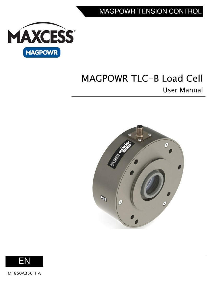 Maxcess MAGPOWR TLC-B Load Cell User manual