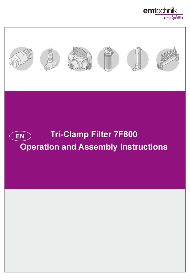 EM-Technik 7F800 Operation and assembly instructions