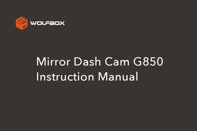 Wolfbox G850 User manual