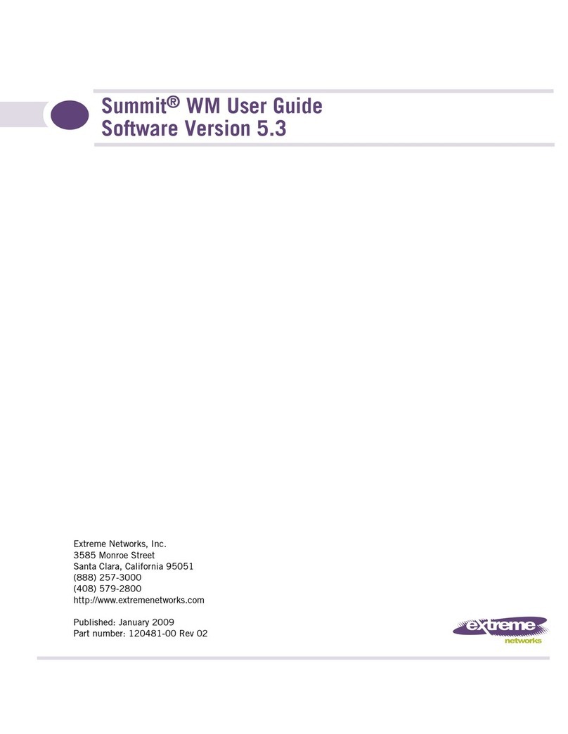 Extreme Networks Summit WM user guide