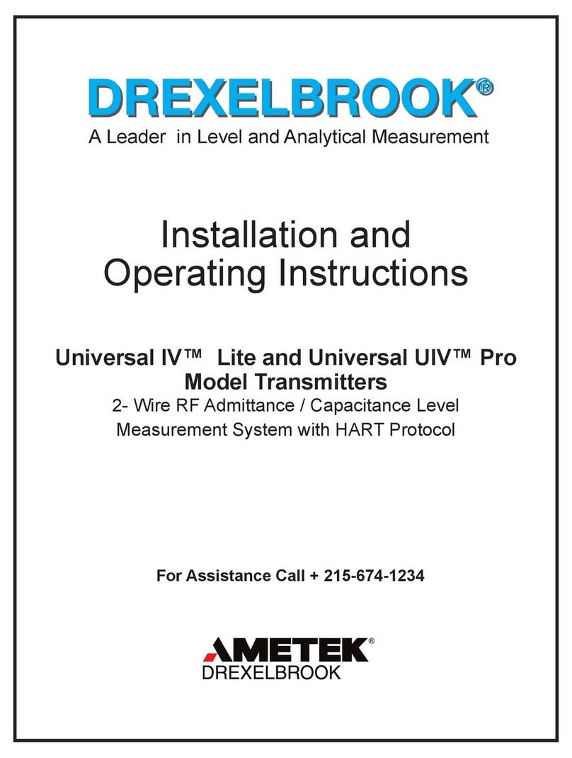 Metek DREXELBROOK Universal IV Lite User manual