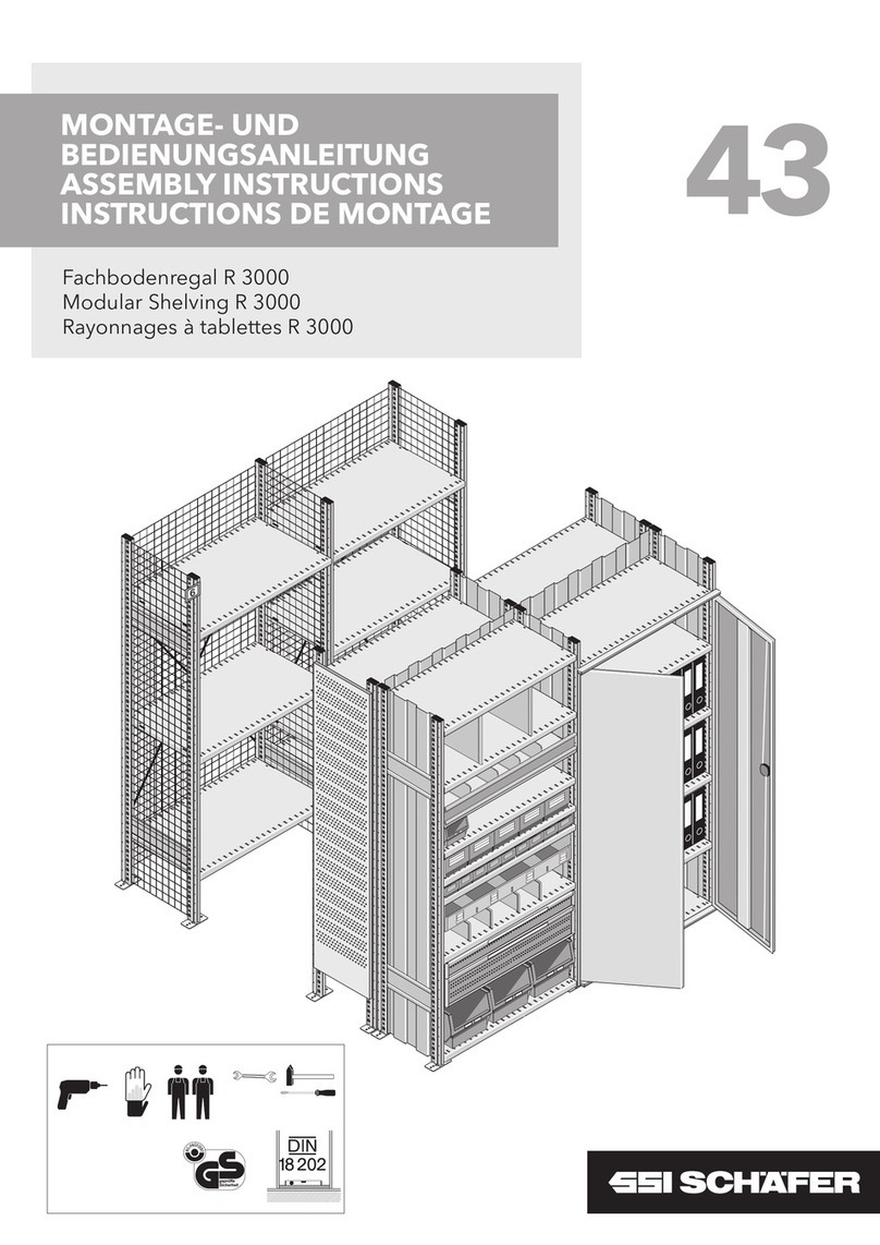 SSI SCHAEFER R 3000 Assembly instructions