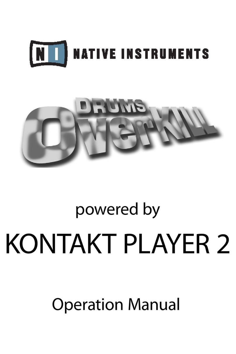 Native Instruments DRUMS OverKILL User manual