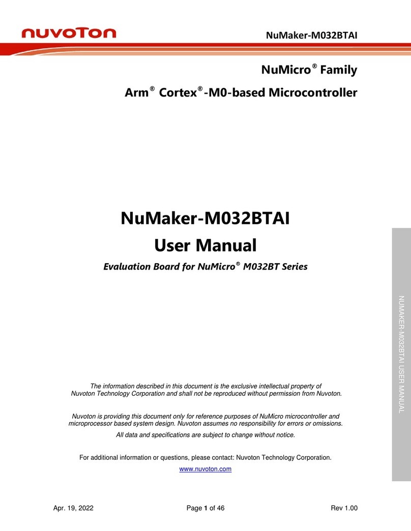 Nuvoton NuMaker M032BTAI User manual