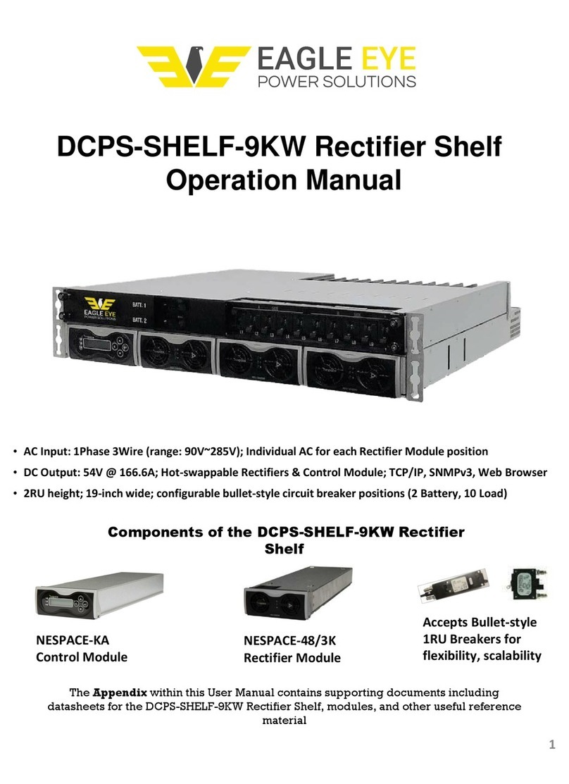 Eagle Eye DCPS-SHELF-9KW User manual