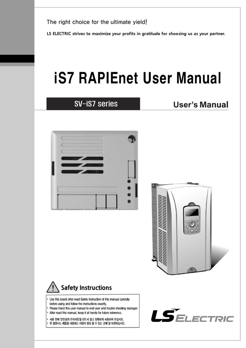 LS ELECTRIC SV-iS7 Series user manual