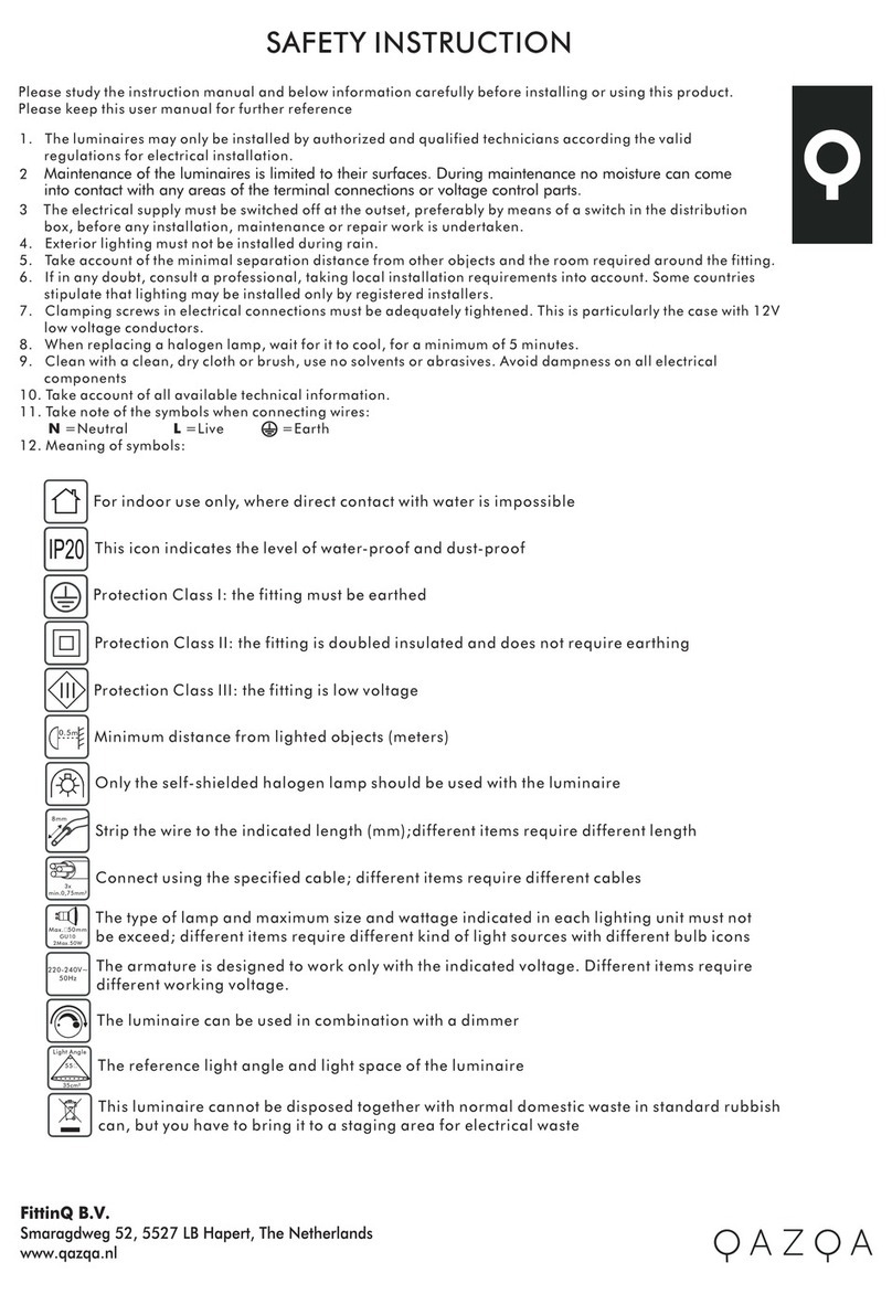 Qazqa Scissors WL User manual