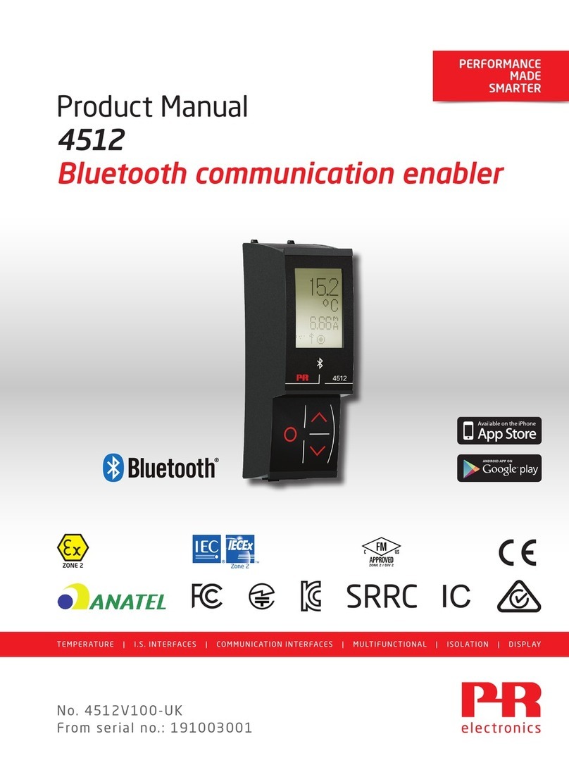 PR electronics 4512 product manual