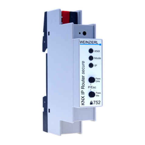 Weinzierl 5249 Operation and installation manual
