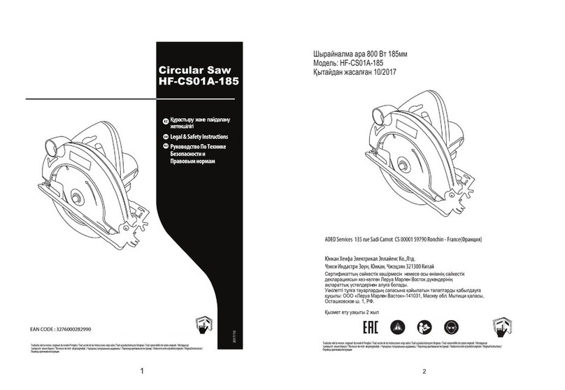 Leroy Merlin HF-CS01A-185 operating manual