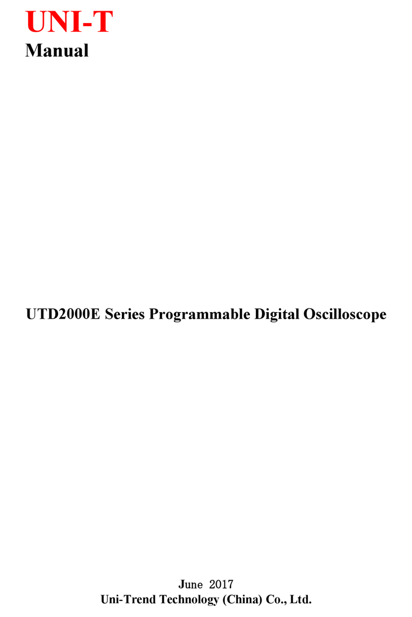 Uni-Trend UTD2000E Series manual