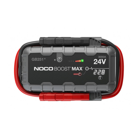 NOCO Genius BOOST MAX GB251+ User guide & warranty