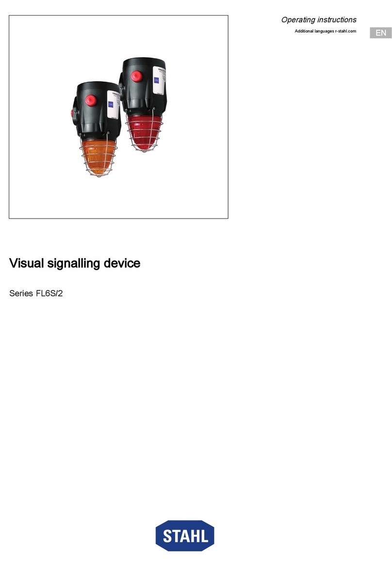 Stahl FL6S/2 Series operating instructions