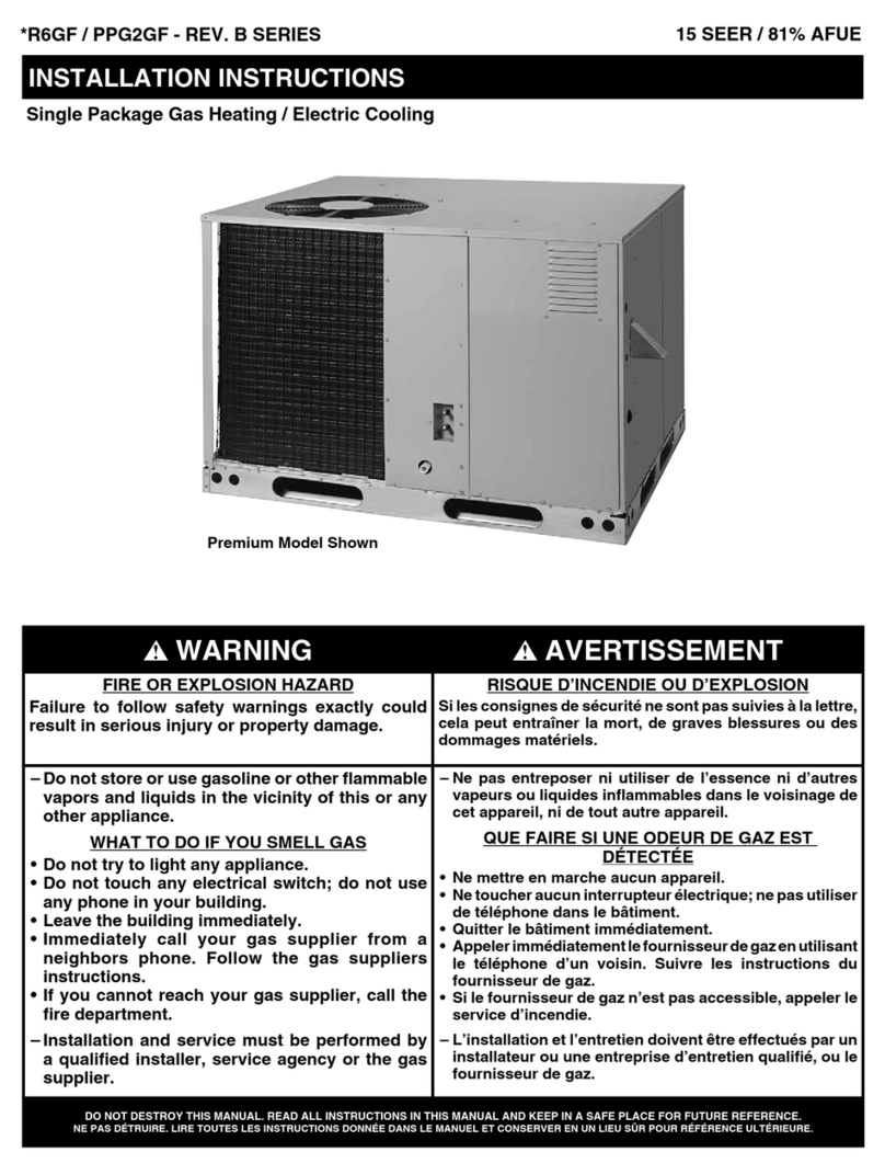 Nortek PPG2GF Series installation instructions