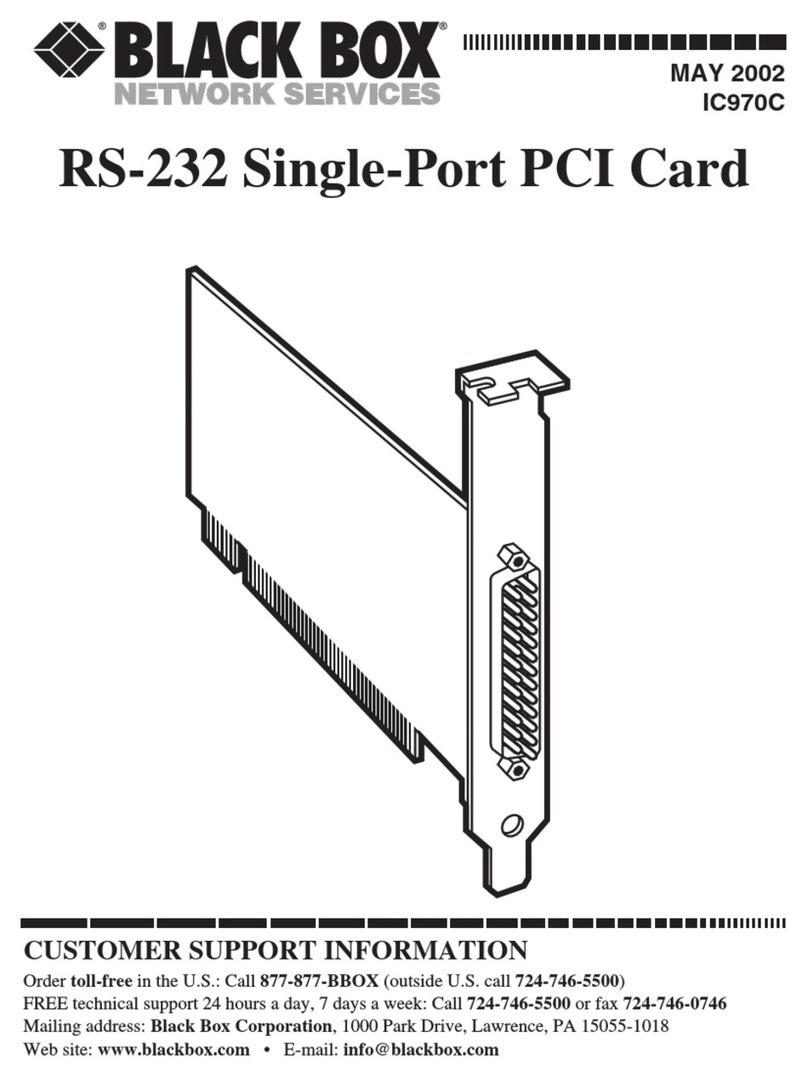 Black Box IC970C user manual