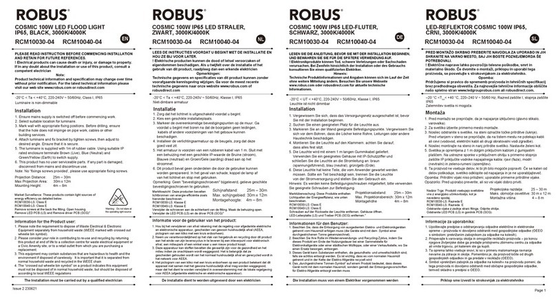 Robus RCM10030-04 User manual