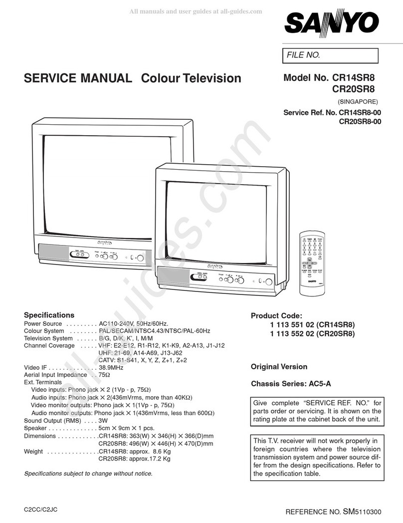 Sanyo CR14SR8-00 User manual