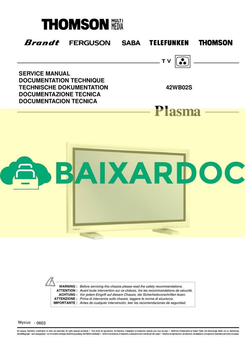 THOMSON 42WB02S User manual