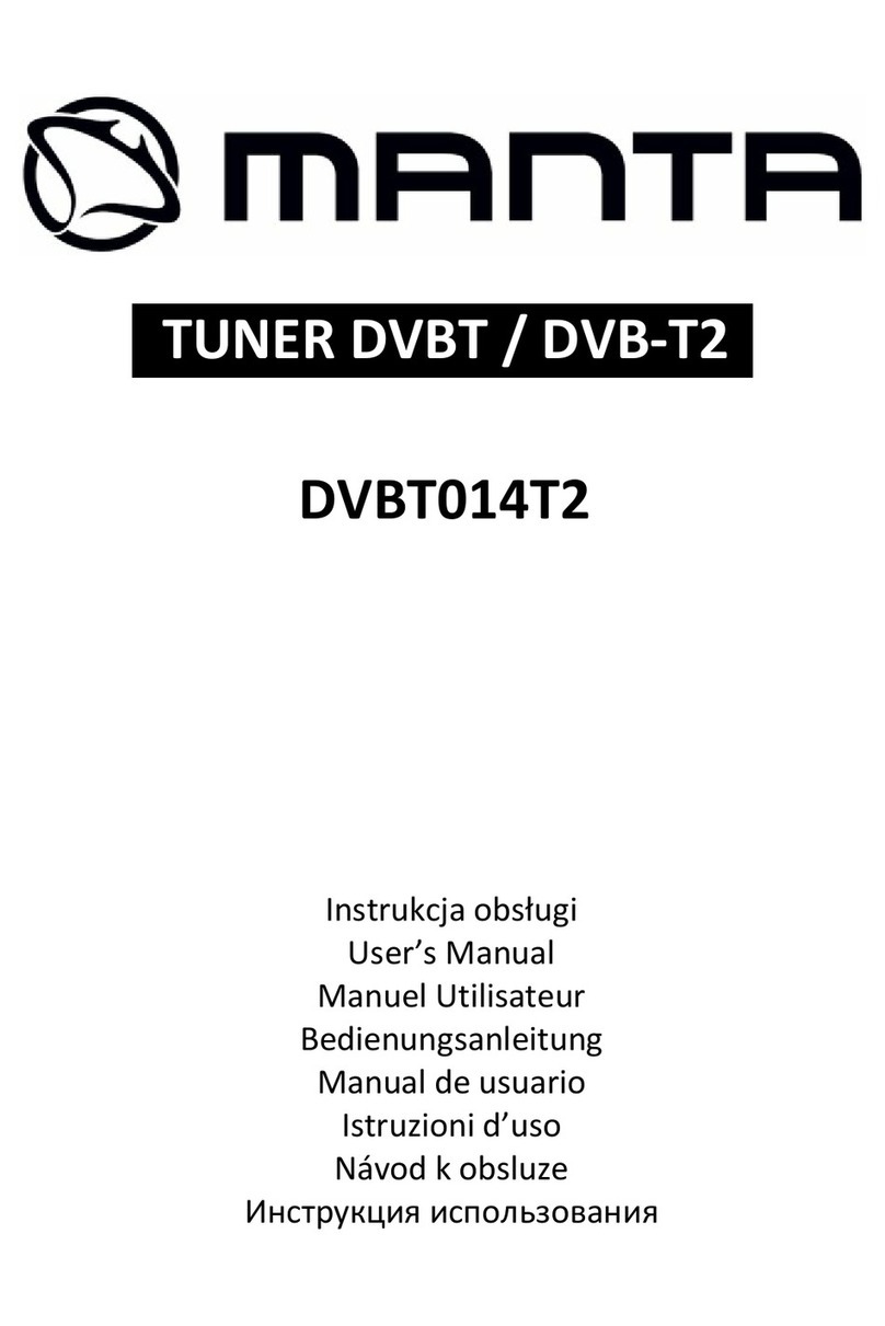 Manta DVBT014T2 user manual