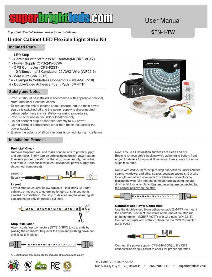 superbrightleds STN-1-TW User manual superbrightleds STN-1-TW User manual