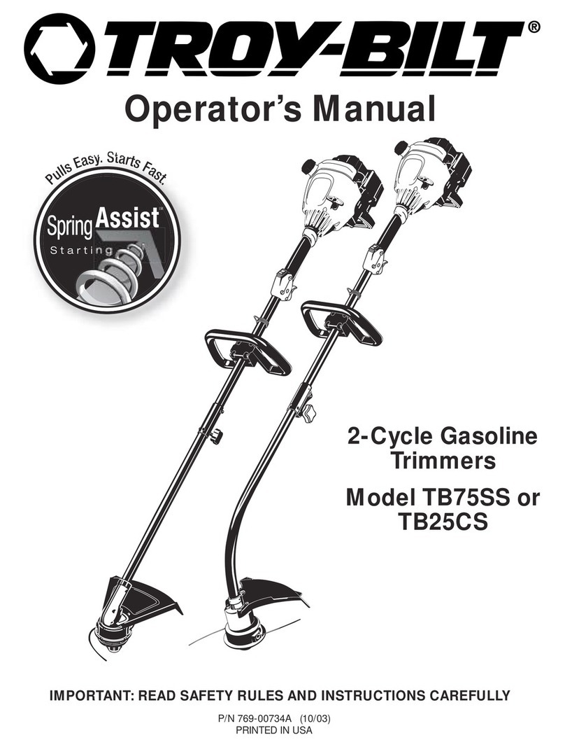 Troy-Bilt AST TB75SS Operator's manual