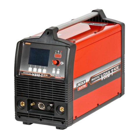 Lincoln Electric INVERTEC V310-T AC/DC User manual Lincoln Electric INVERTEC V310-T AC/DC User manual