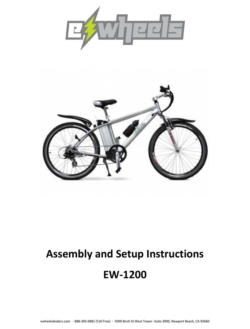 ewheels EW-1200 Assembly and setup instructions ewheels EW-1200 Assembly and setup instructions