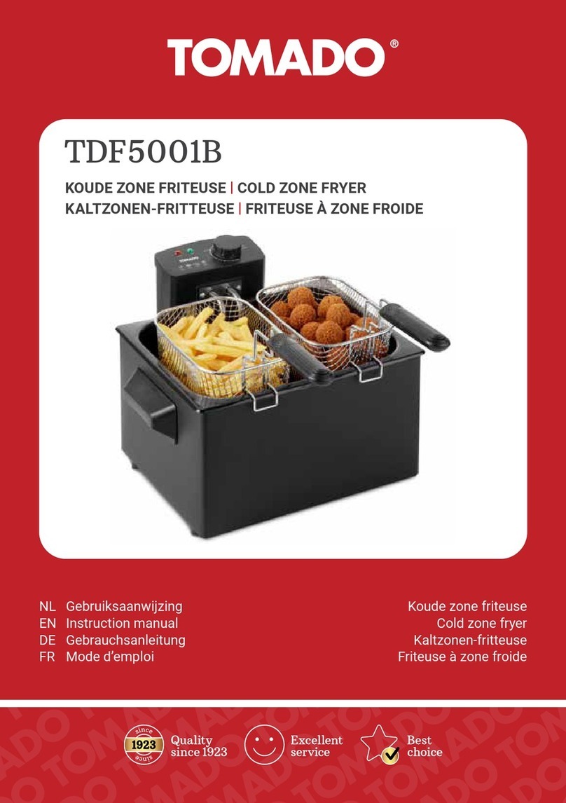 tomado TDF5001B instruction manual
