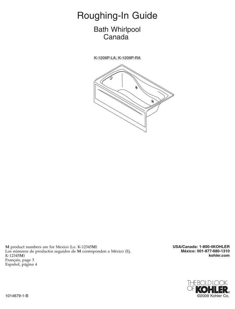Kohler K-1209P-LA User manual Kohler K-1209P-LA User manual