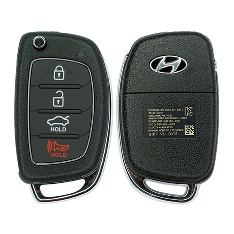 Hyundai Mobis RKE-4F25 user manual