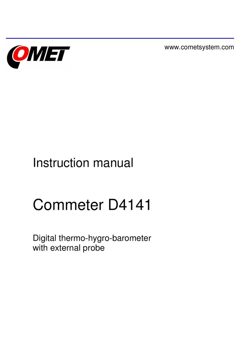 Comet Commeter D4141 instruction manual