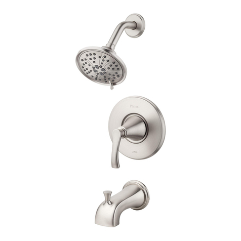 Pfister Auden 8P8-WS2-ADS Quick installation guide Pfister Auden 8P8-WS2-ADS Quick installation guide