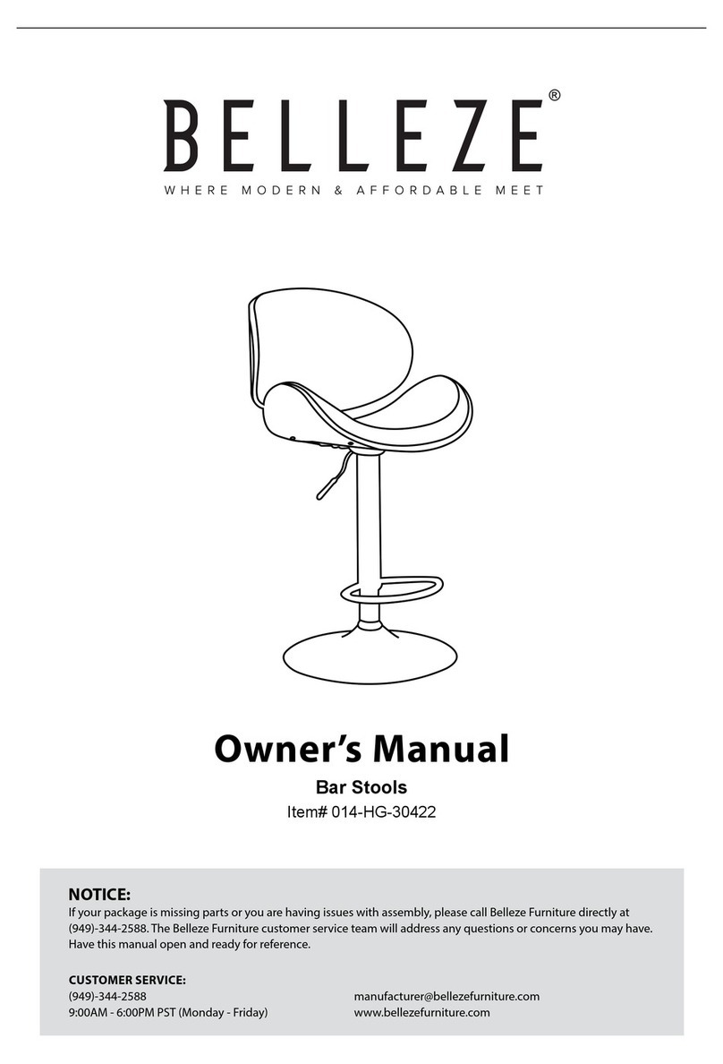 Belleze 014-HG-30422 owner's manual
