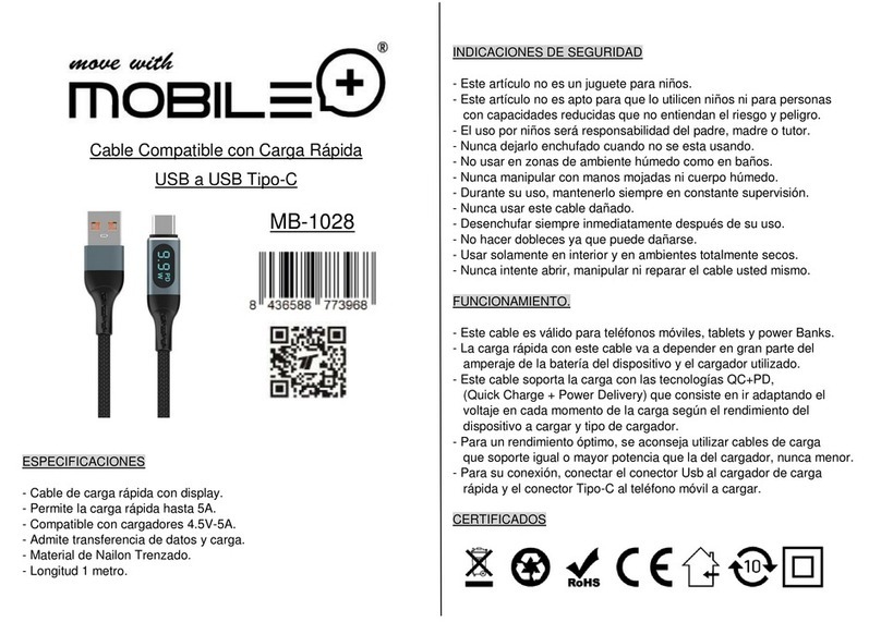 Mobile MB-1028 quick start guide