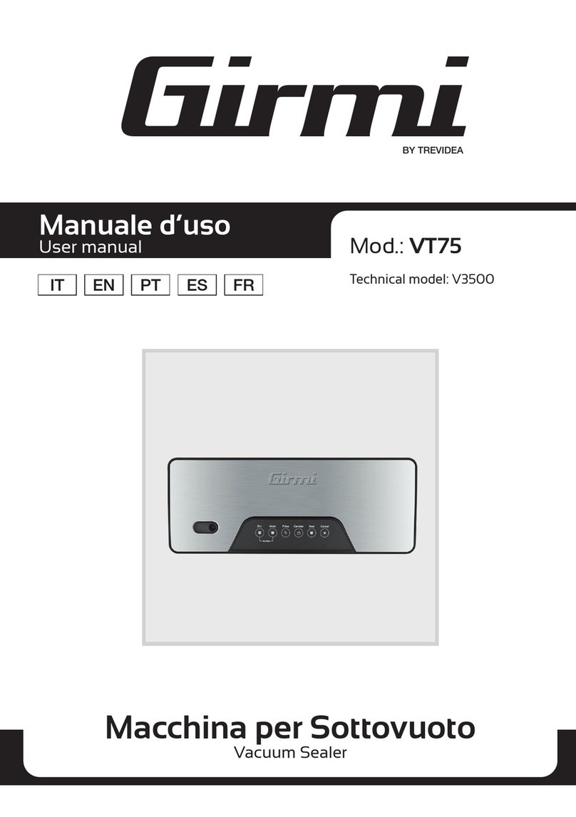 TREVIDEA Girmi VT75 user manual