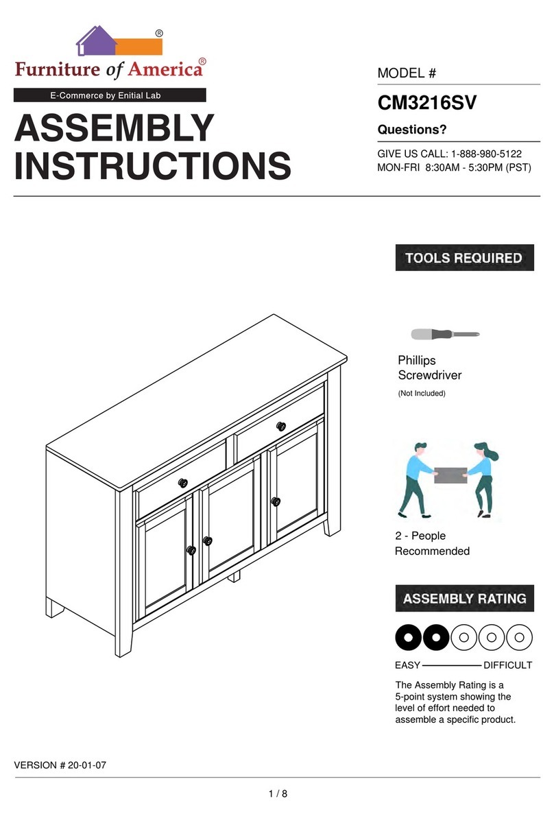 Furniture of America CM3216SV User manual