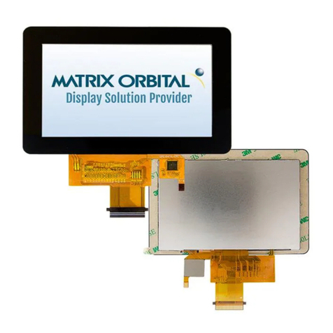 Matrix Orbital MOP-TFT480272-43G-BLM-TPC-MATO User manual