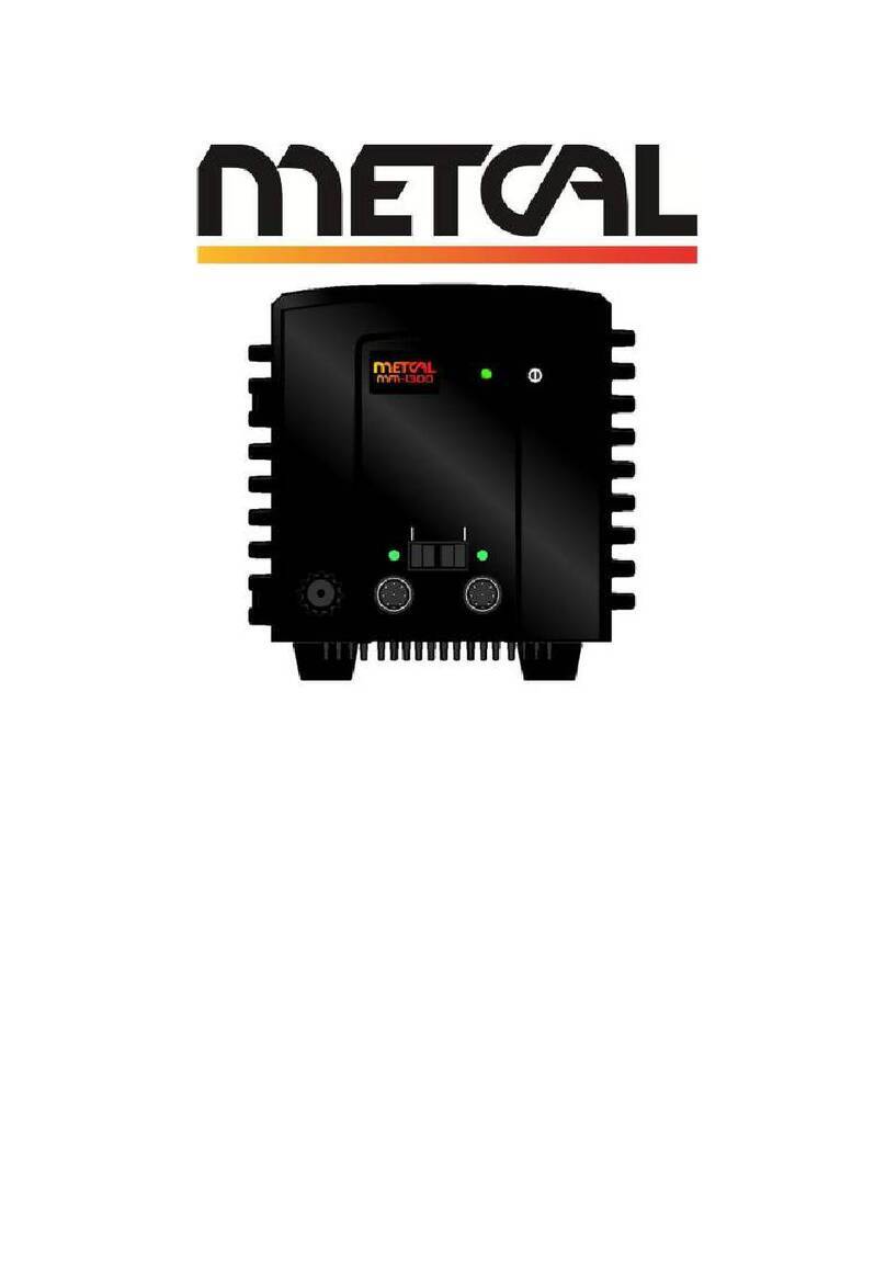 Metcal MFR-1300 Series User manual Metcal MFR-1300 Series User manual