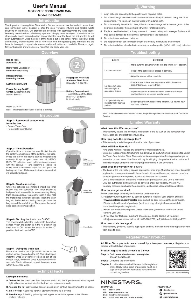 Ninestars DZT-5-1S user manual