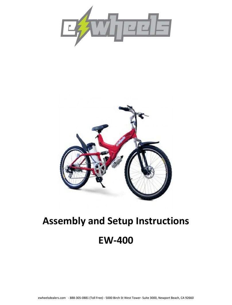 ewheels EW-400 Assembly and setup instructions