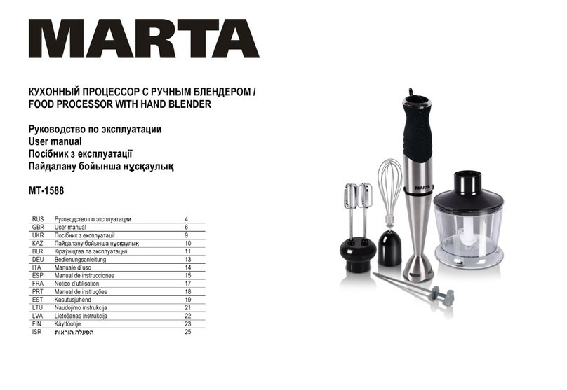 Marta MT-1588 User manual