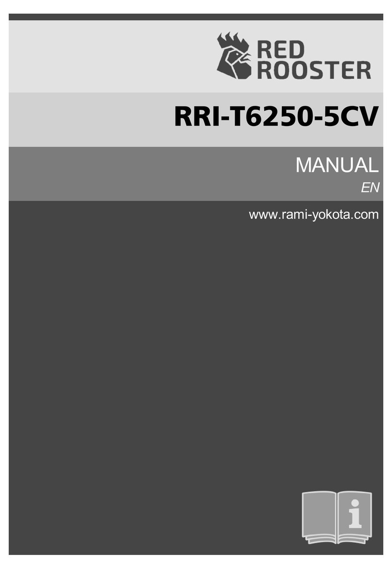 RED ROOSTER RRI-T6250-5CV User manual